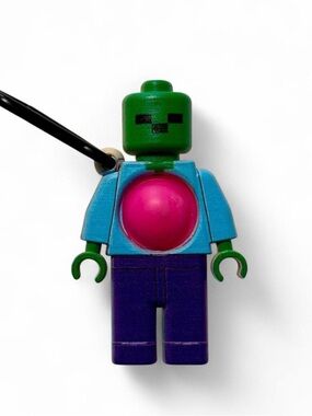 Fidget Keychain | Blocky Zombie Character